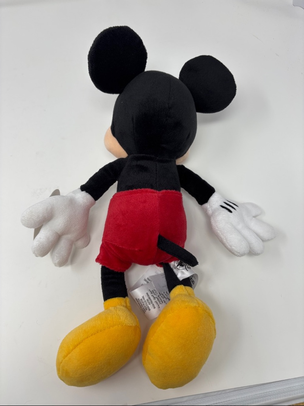 Mickey Mouse Plush Toy - Classic Black, Red & Yellow - Picture 2 of 3